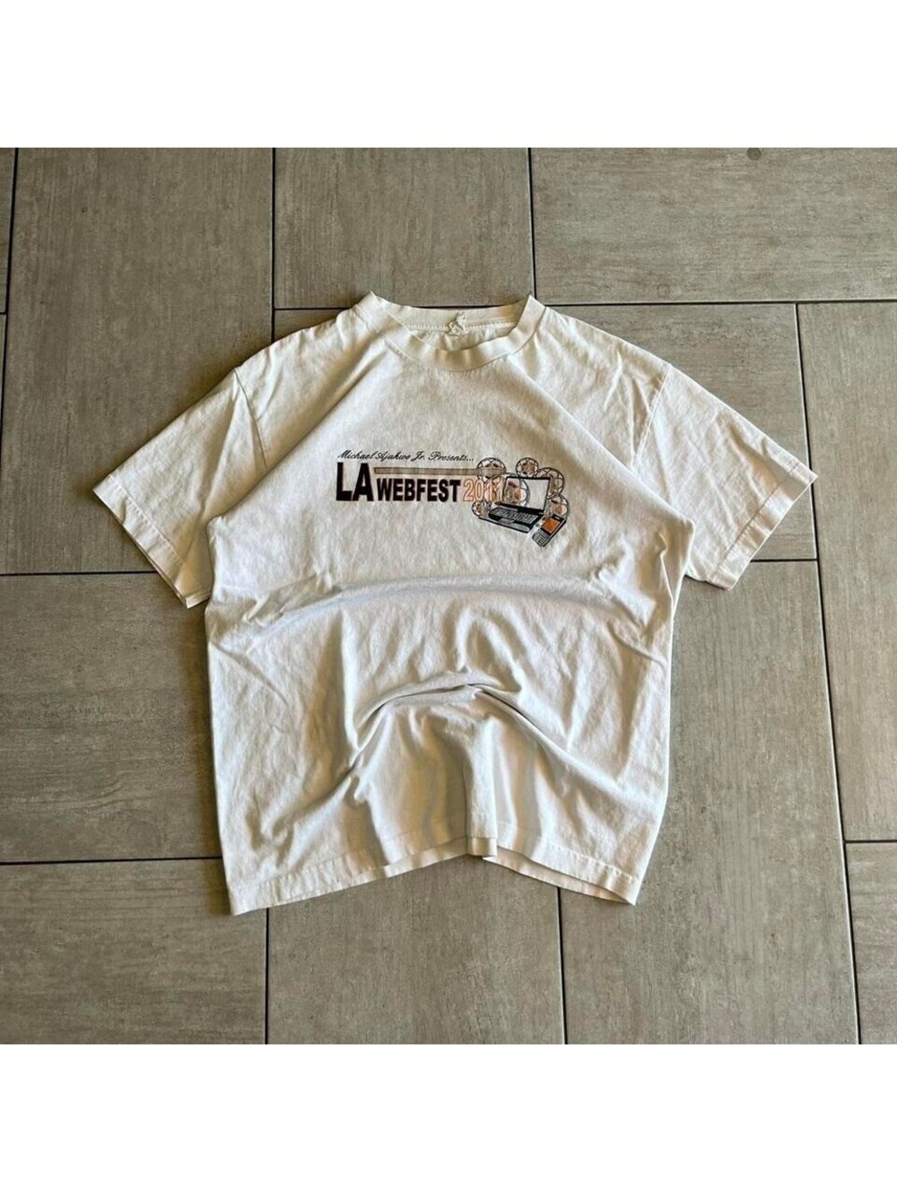 Allstyle Apparel LA Webfest 2011  Tee White L